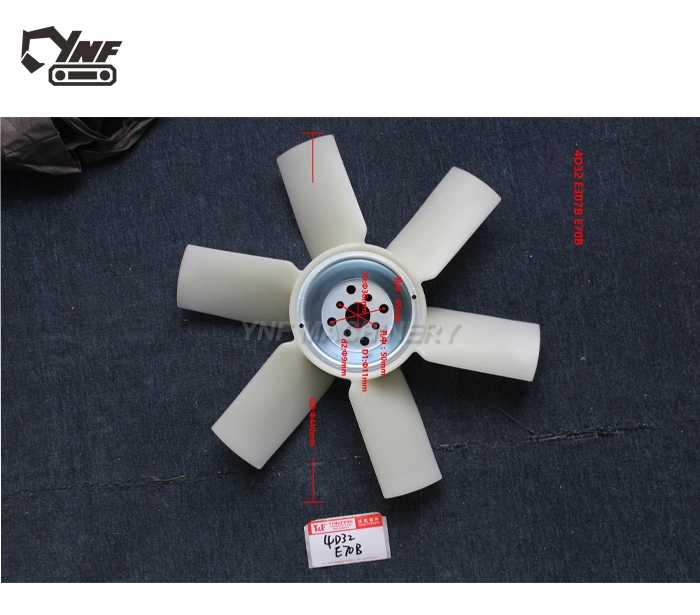 4D32 Cooling Fan Blade Cat Excavator Accessories T70b E70b 095-4471